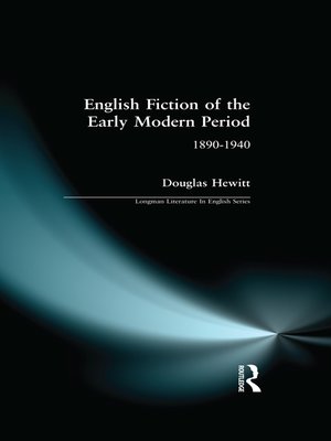 cover image of English Fiction of the Early Modern Period